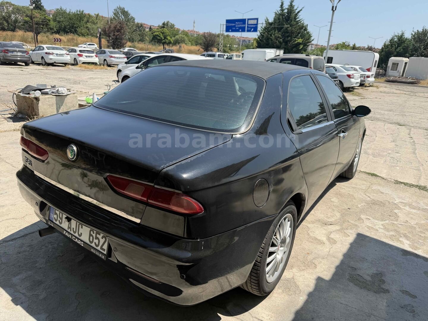 Galeriden Alfa Romeo 156 2.0 TS 1998 Model Tekirdağ 390.000 km Siyah 6