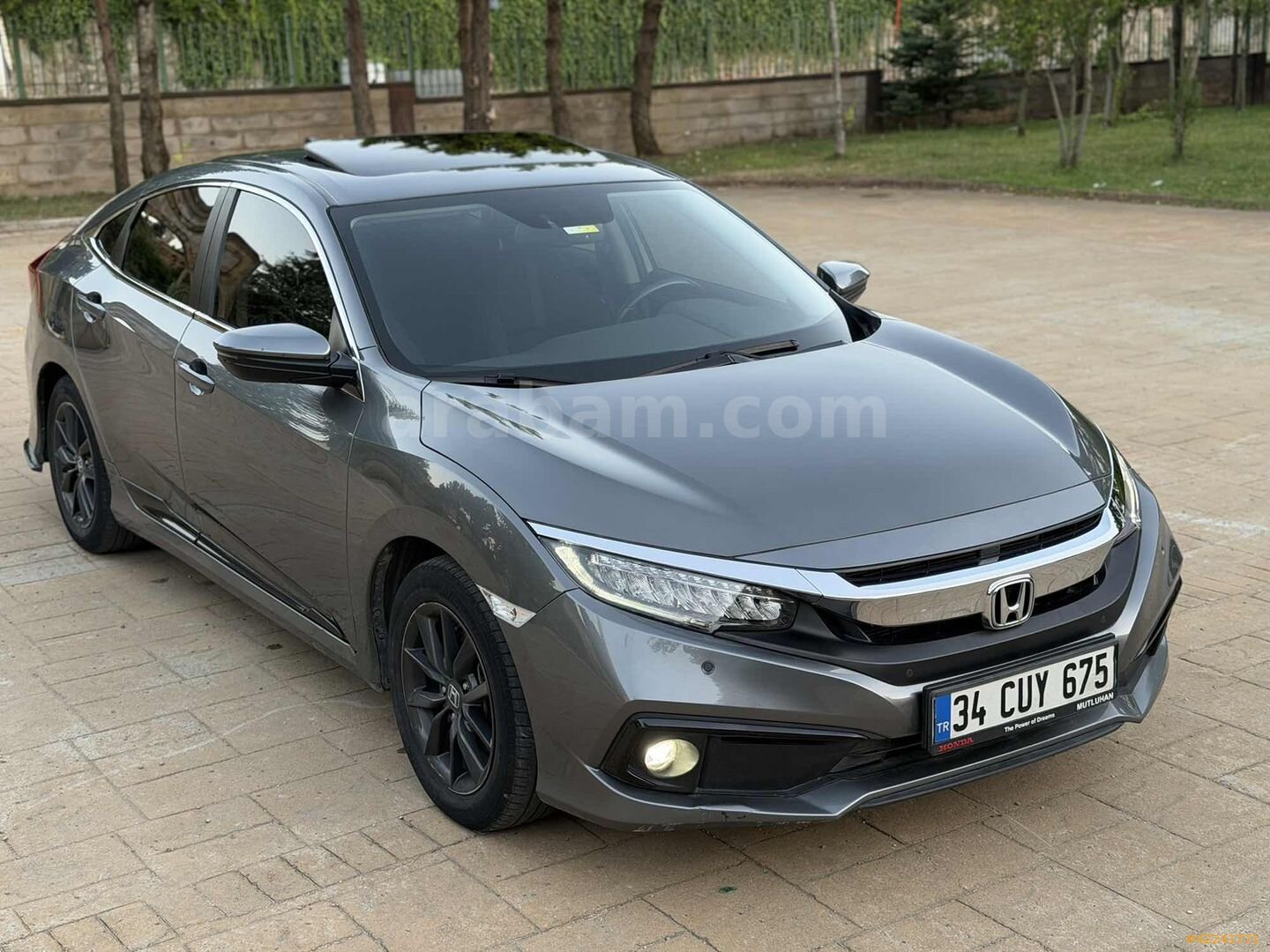 Galeriden Honda Civic 1.6i VTEC Eco Elegance 2020 Model İstanbul 55.350 km Gri 3