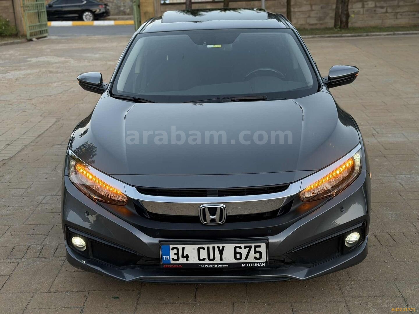 Galeriden Honda Civic 1.6i VTEC Eco Elegance 2020 Model İstanbul 55.350 km Gri 4