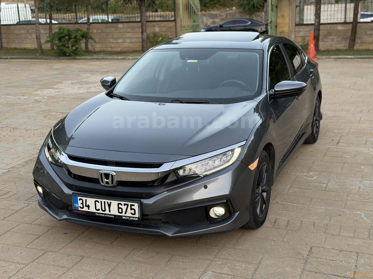 Galeriden Honda Civic 1.6i VTEC Eco Elegance 2020 Model İstanbul 55.350 km Gri 6