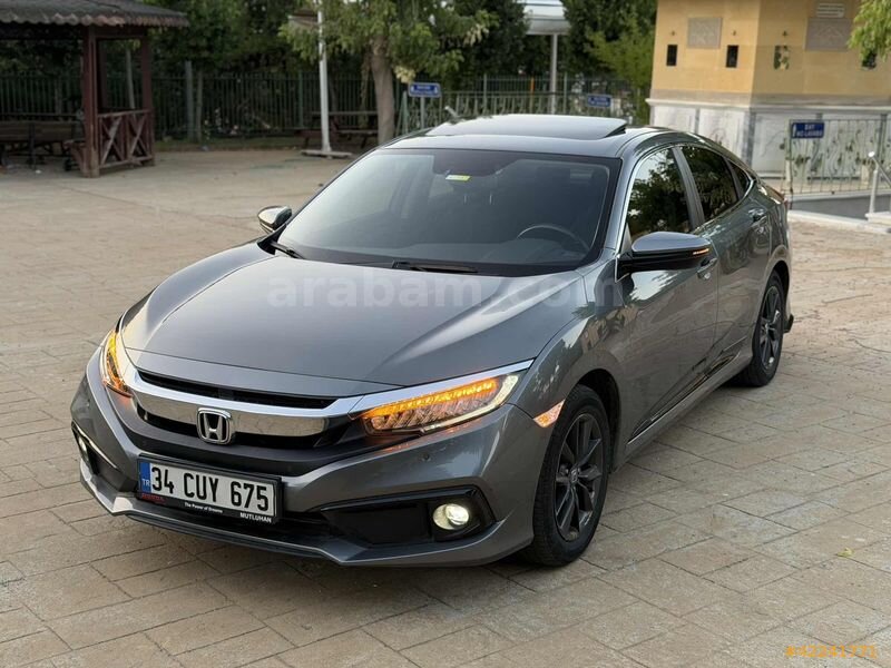 Galeriden Honda Civic 1.6i VTEC Eco Elegance 2020 Model İstanbul 55.350 km Gri