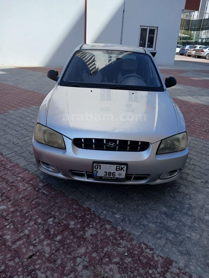 Sahibinden Hyundai Accent 1.3 LX 2001 Model Osmaniye 213.000 km Gri (Gümüş) 1