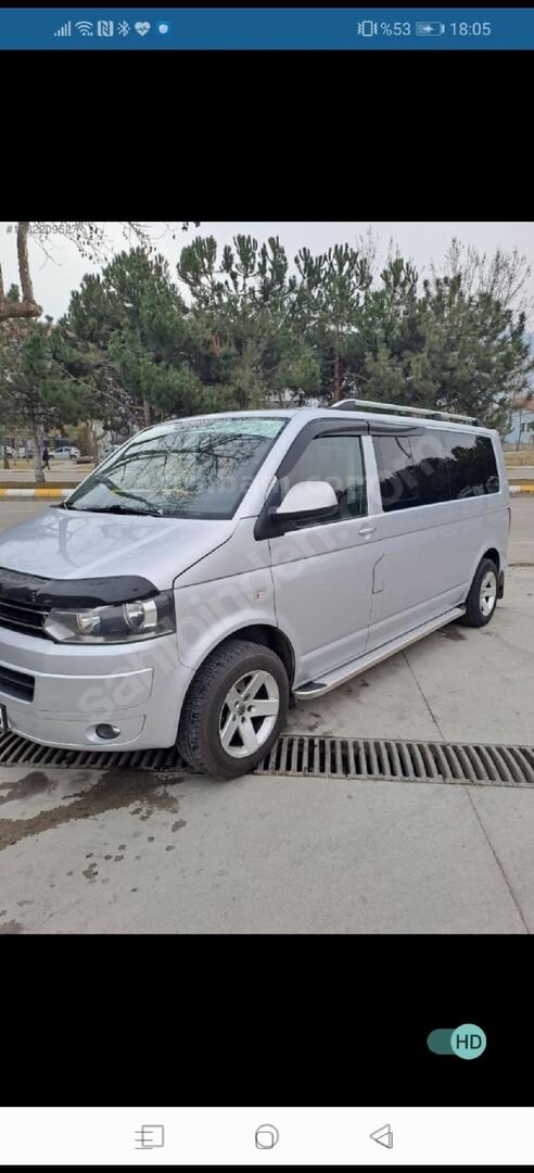 Sahibinden Volkswagen Caravelle 2.0 TDI Trendline 2011 Model Isparta 249.000 km Gri (metalik) 1