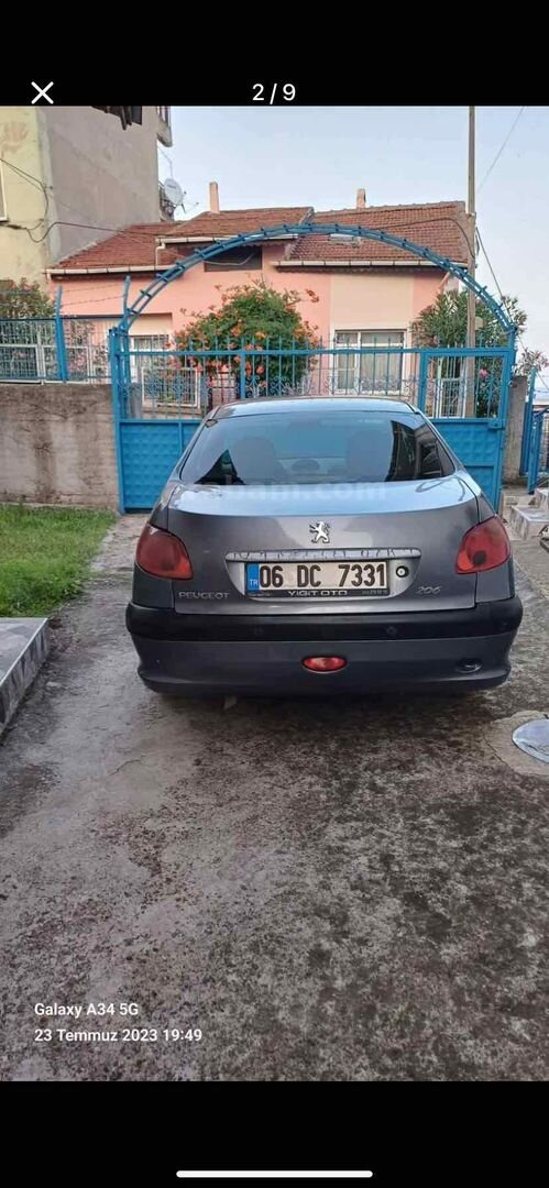 Sahibinden Peugeot 206 1.4 Comfort 2010 Model Kocaeli 264.000 km Gri 4
