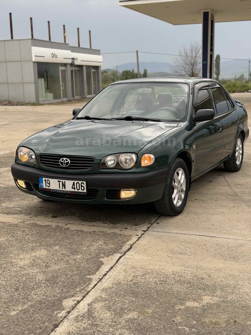 Sahibinden Toyota Corolla 1.6 Linea Terra 2001 Model Çorum 335.572 km Yeşil 1