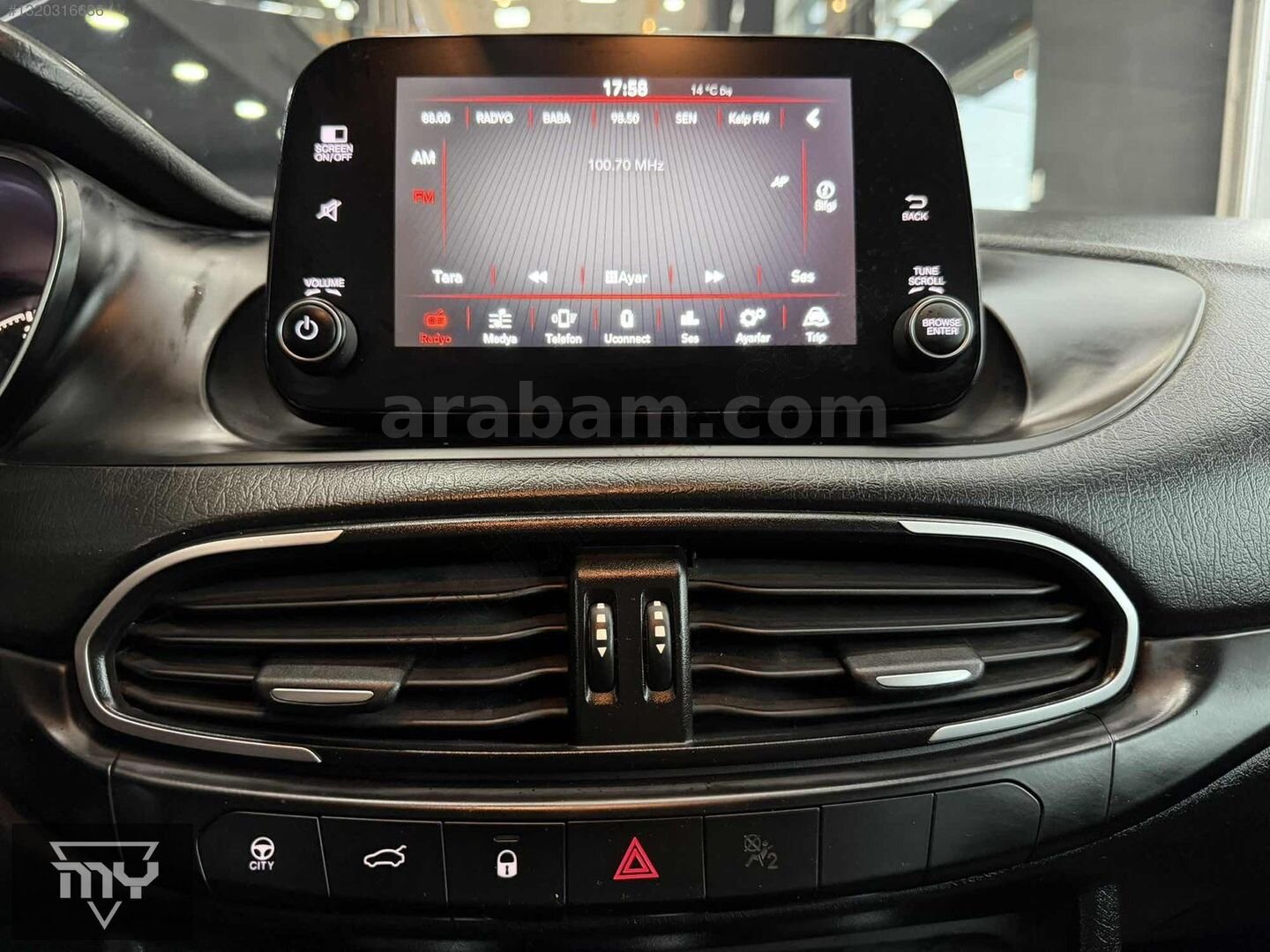 Galeriden Fiat Egea 1.4 Fire Easy Plus 2022 Model Ankara 52.700 km Beyaz 7