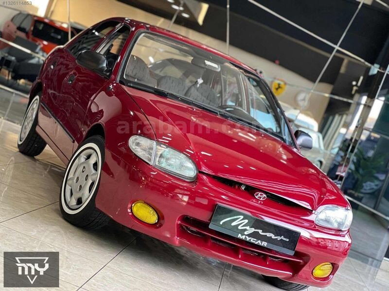 Galeriden Hyundai Accent 1.5 GLS 1998 Model Ankara 385.000 km Bordo