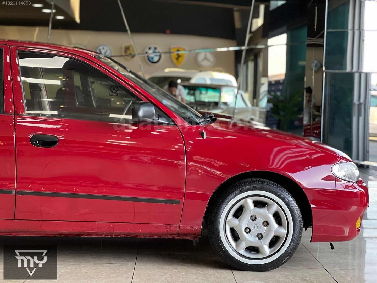 Galeriden Hyundai Accent 1.5 GLS 1998 Model Ankara 385.000 km Bordo 4