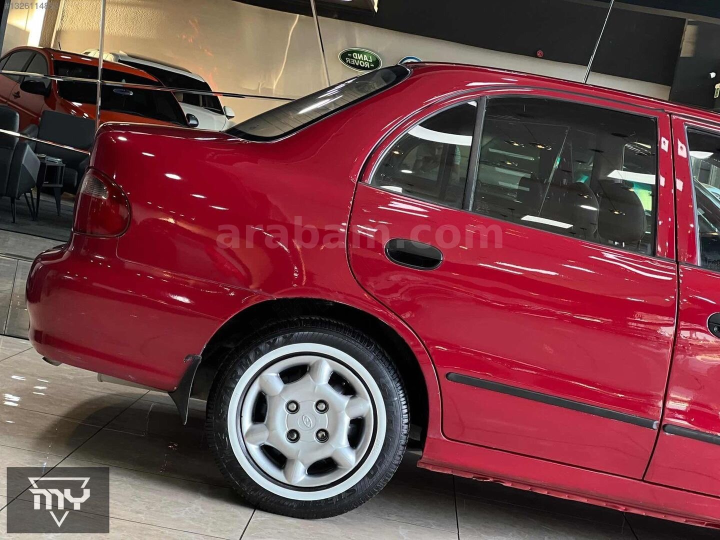 Galeriden Hyundai Accent 1.5 GLS 1998 Model Ankara 385.000 km Bordo 5
