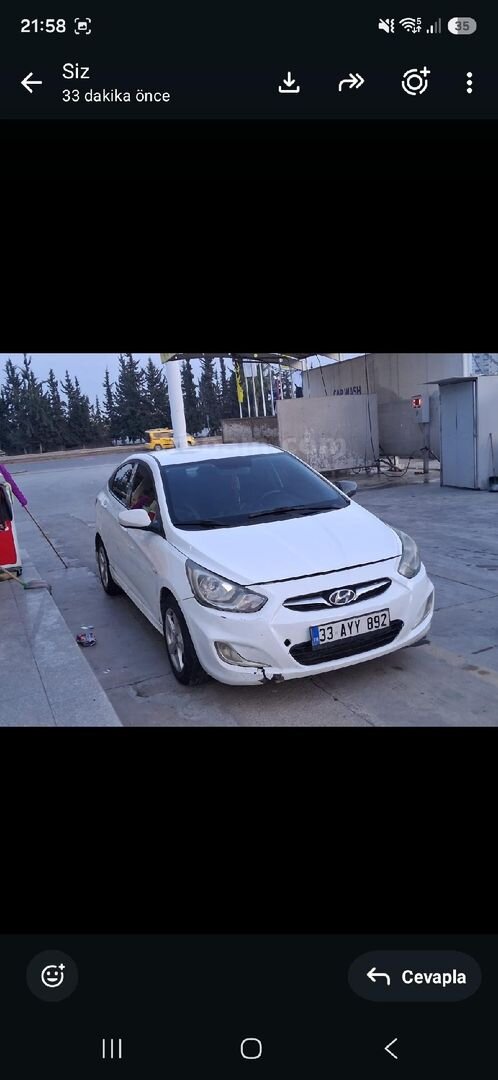 Sahibinden Hyundai Accent Blue 1.4 CVVT Mode Plus 2013 Model Mersin 335.000 km Beyaz 4
