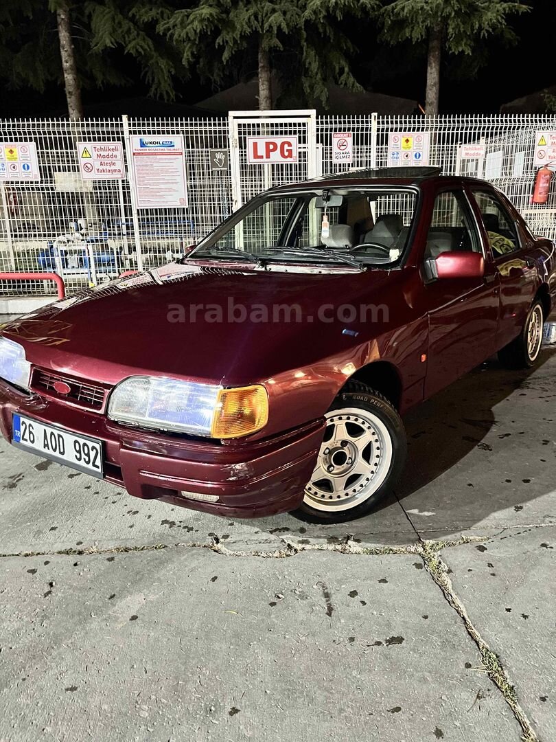 Sahibinden Ford Sierra 2.0 Ghia 1993 Model Eskişehir 200.000 km Bordo 1