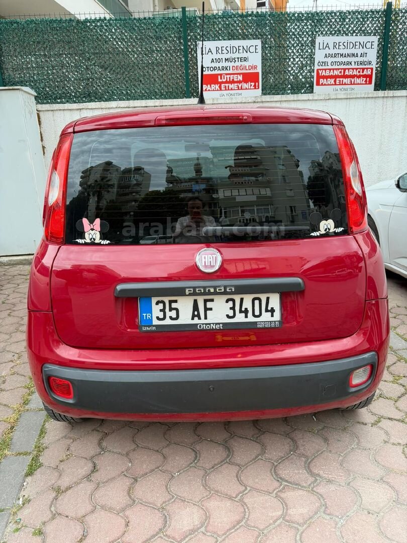 Sahibinden Fiat Panda 1.2 Pop 2012 Model İzmir 123.000 km Kırmızı 5
