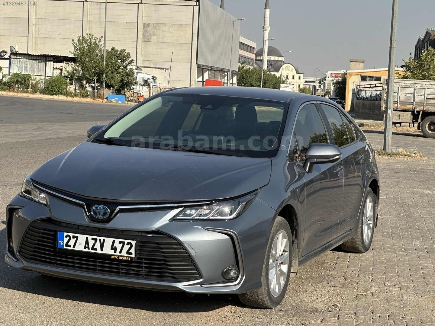 Galeriden Toyota Corolla 1.8 Hybrid Dream 2022 Model Gaziantep 156.000 km Gri 6