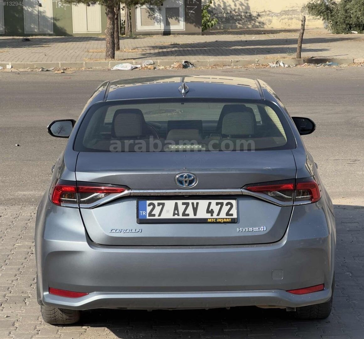 Galeriden Toyota Corolla 1.8 Hybrid Dream 2022 Model Gaziantep 156.000 km Gri 4