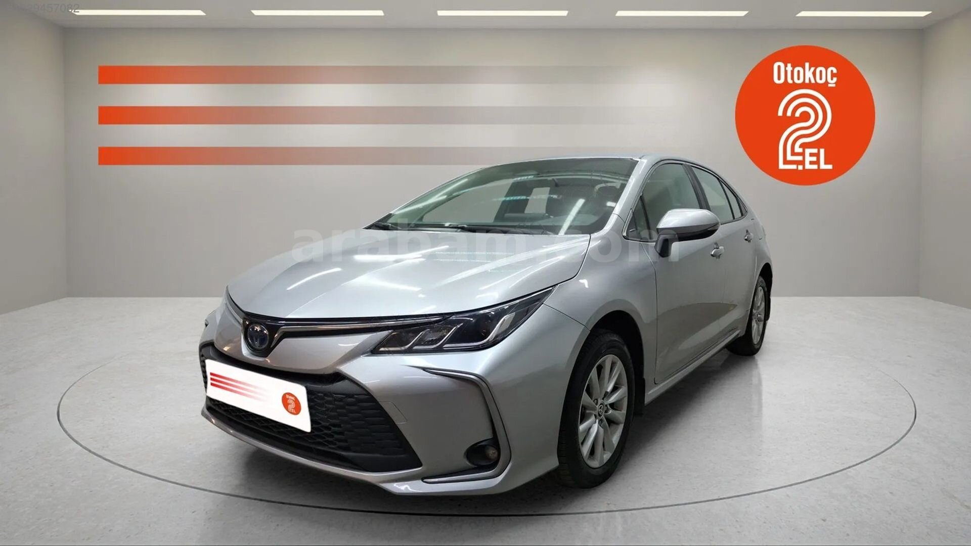 Galeriden Toyota Corolla 1.8 Hybrid Dream 2023 Model Aydın 80.391 km Gri 2