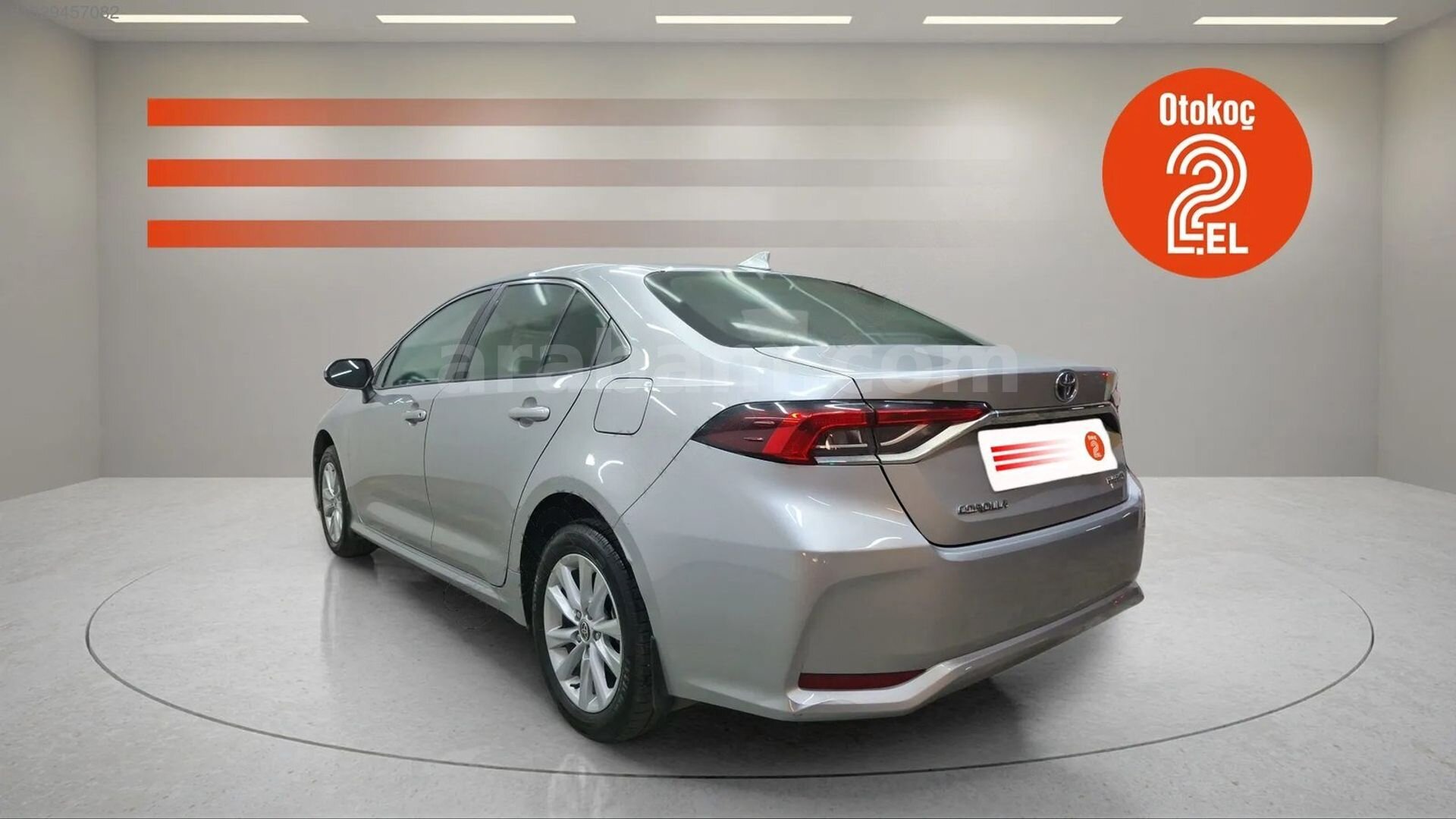 Galeriden Toyota Corolla 1.8 Hybrid Dream 2023 Model Aydın 80.391 km Gri 7