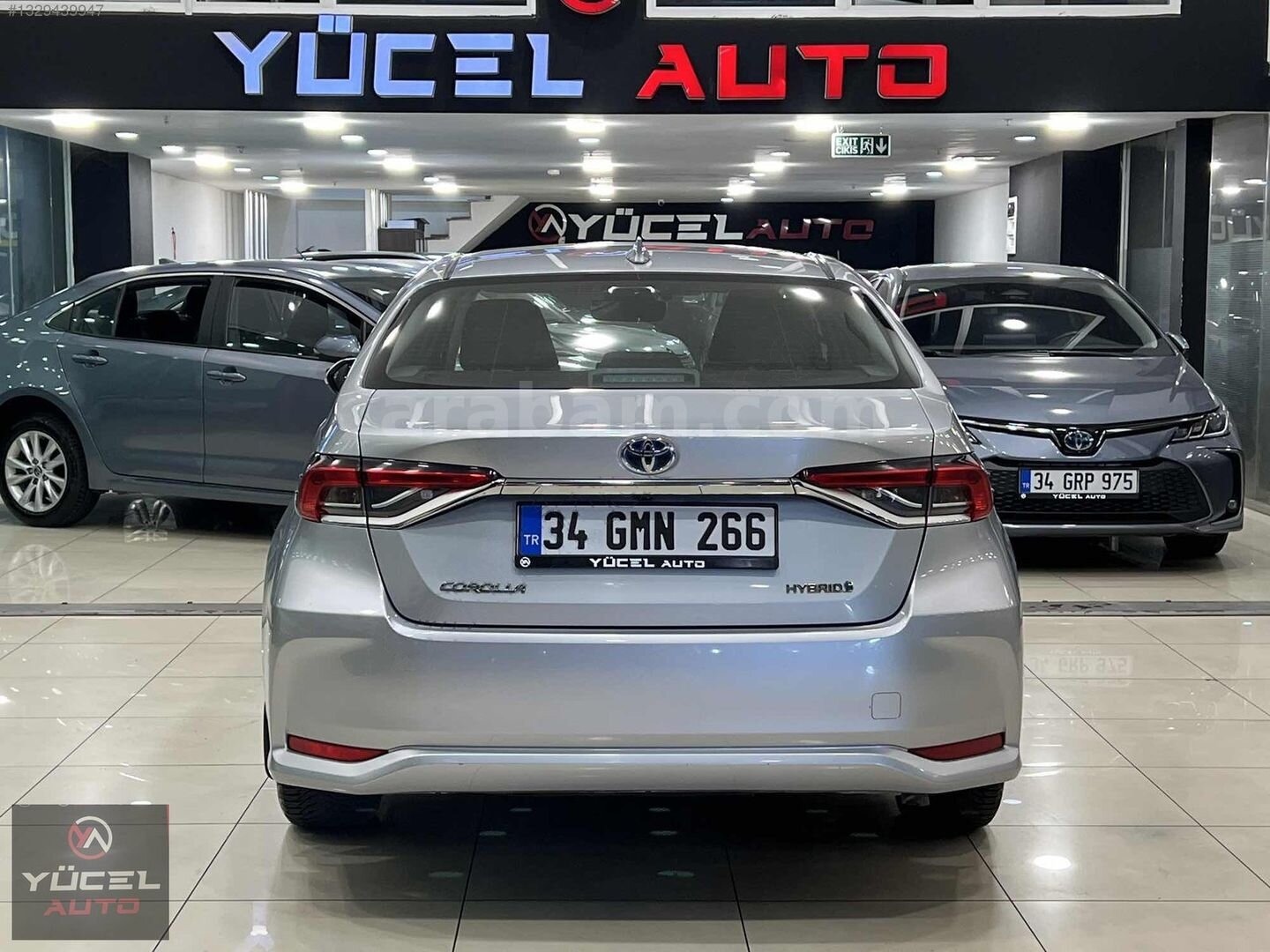 Galeriden Toyota Corolla 1.8 Hybrid Dream 2023 Model İstanbul 86.000 km Gri 6