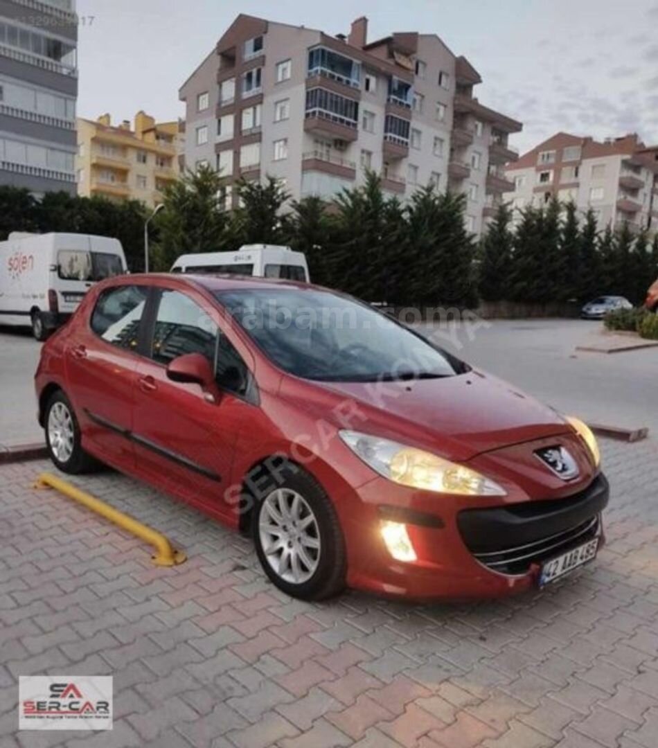 Galeriden Peugeot 308 1.6 HDi Comfort 2008 Model Konya 180.000 km Kırmızı 2