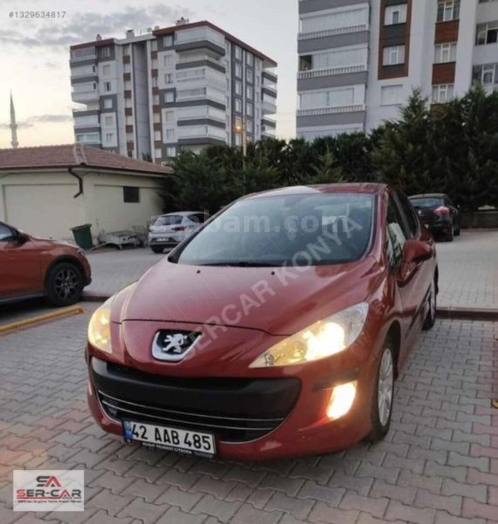 Galeriden Peugeot 308 1.6 HDi Comfort 2008 Model Konya 180.000 km Kırmızı 6