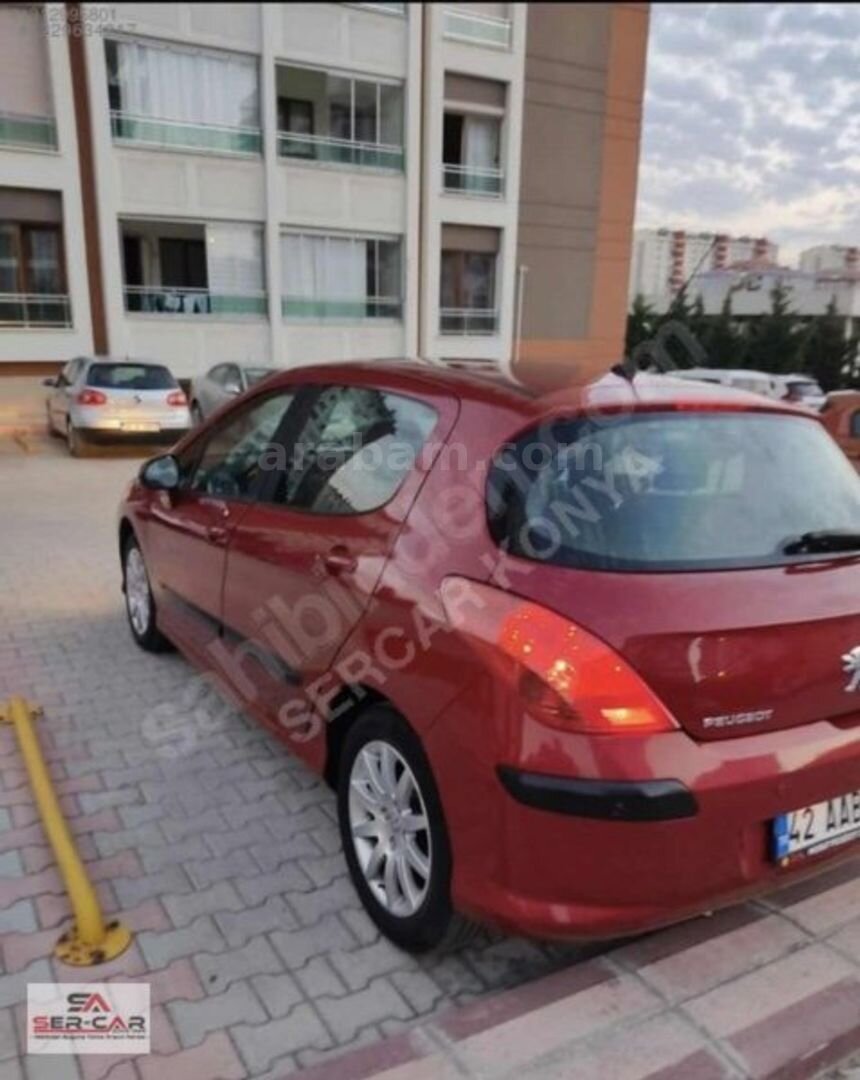 Galeriden Peugeot 308 1.6 HDi Comfort 2008 Model Konya 180.000 km Kırmızı 5