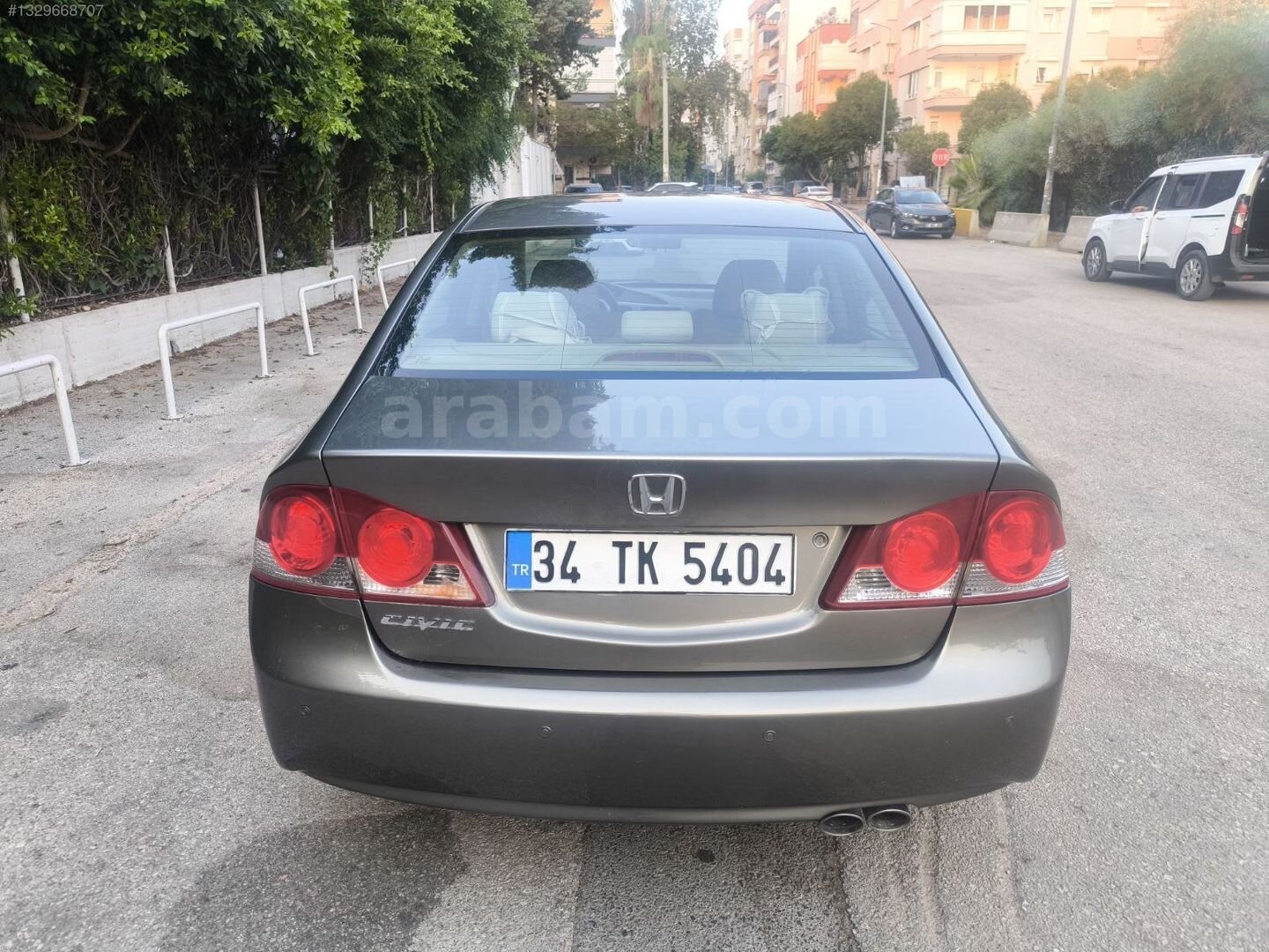 Galeriden Honda Civic 1.6i VTEC Dream 2008 Model Antalya 141.000 km Gri 4
