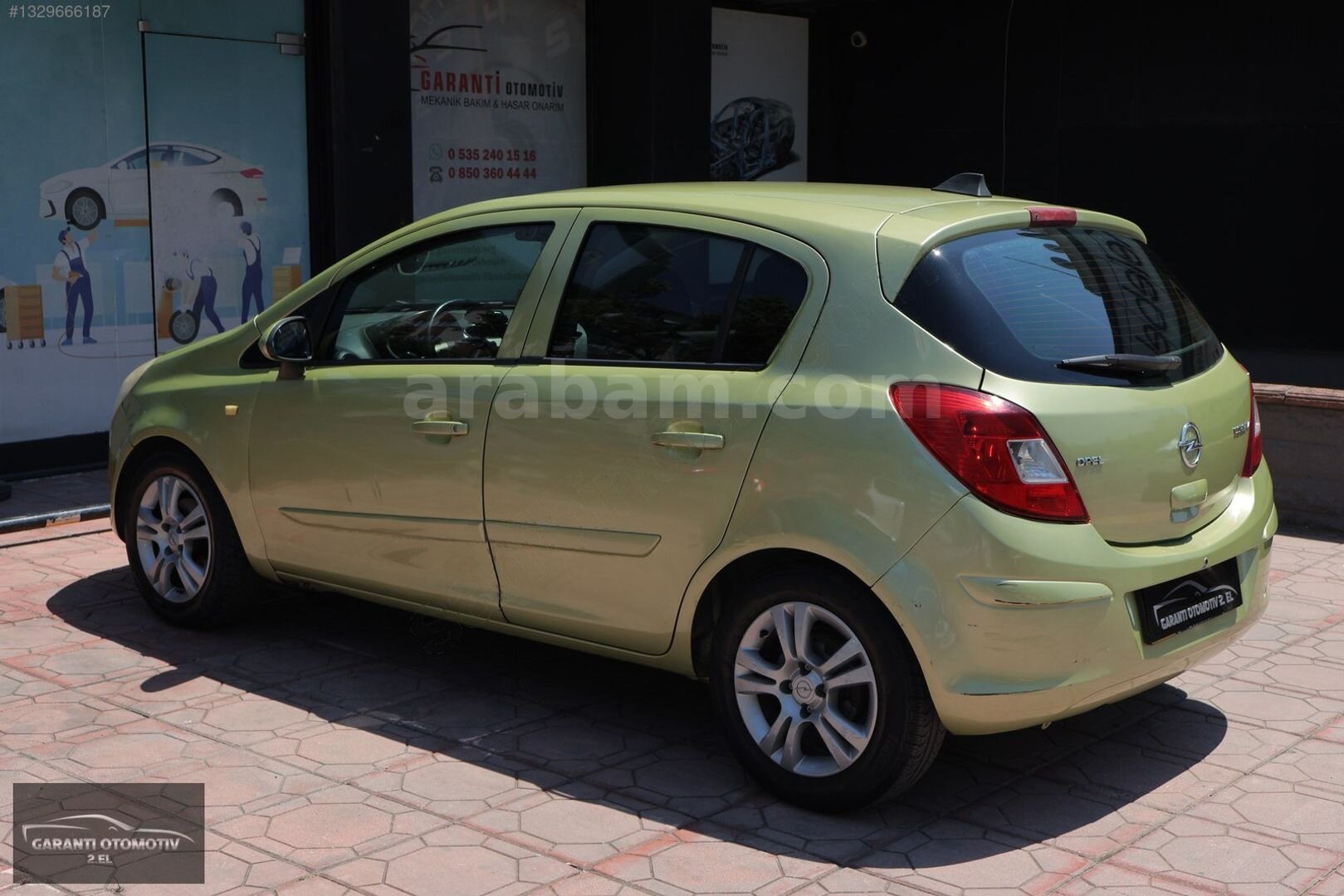 Galeriden Opel Corsa 1.4 Twinport Enjoy 2007 Model İstanbul 323.000 km Yeşil 7