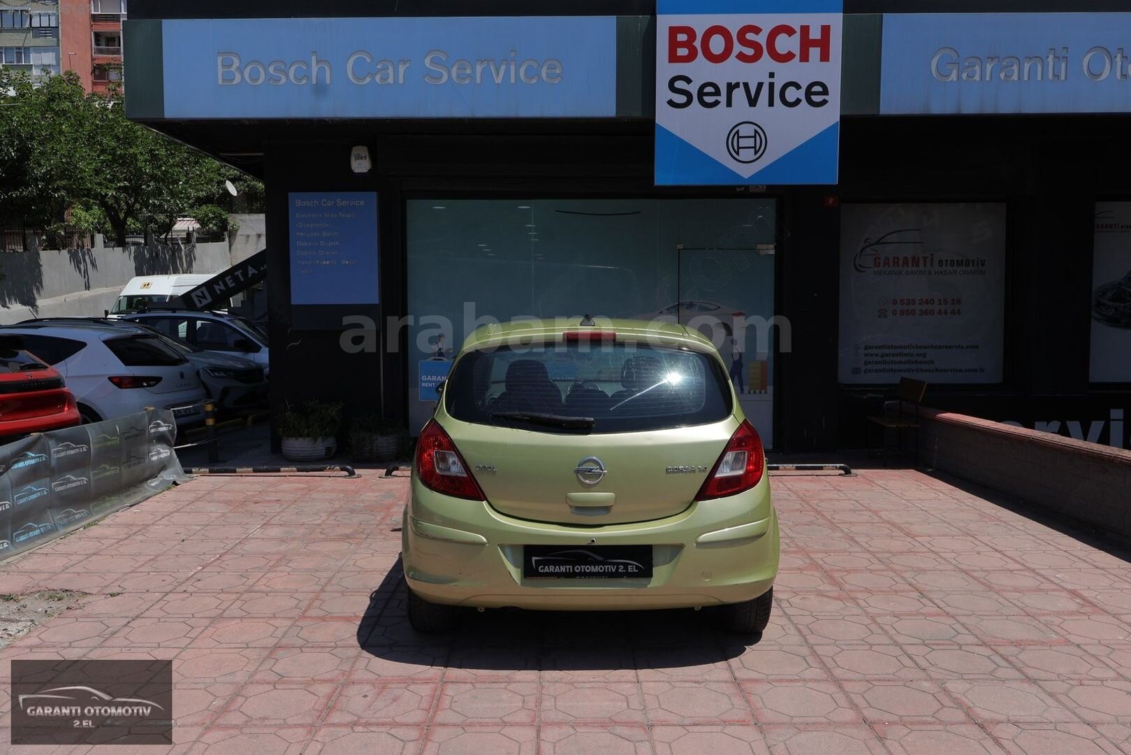 Galeriden Opel Corsa 1.4 Twinport Enjoy 2007 Model İstanbul 323.000 km Yeşil 5
