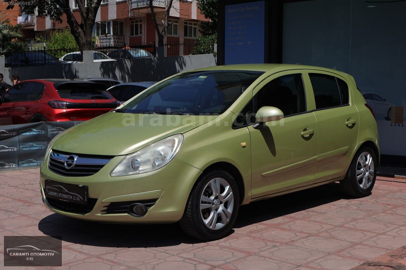 Galeriden Opel Corsa 1.4 Twinport Enjoy 2007 Model İstanbul 323.000 km Yeşil 4