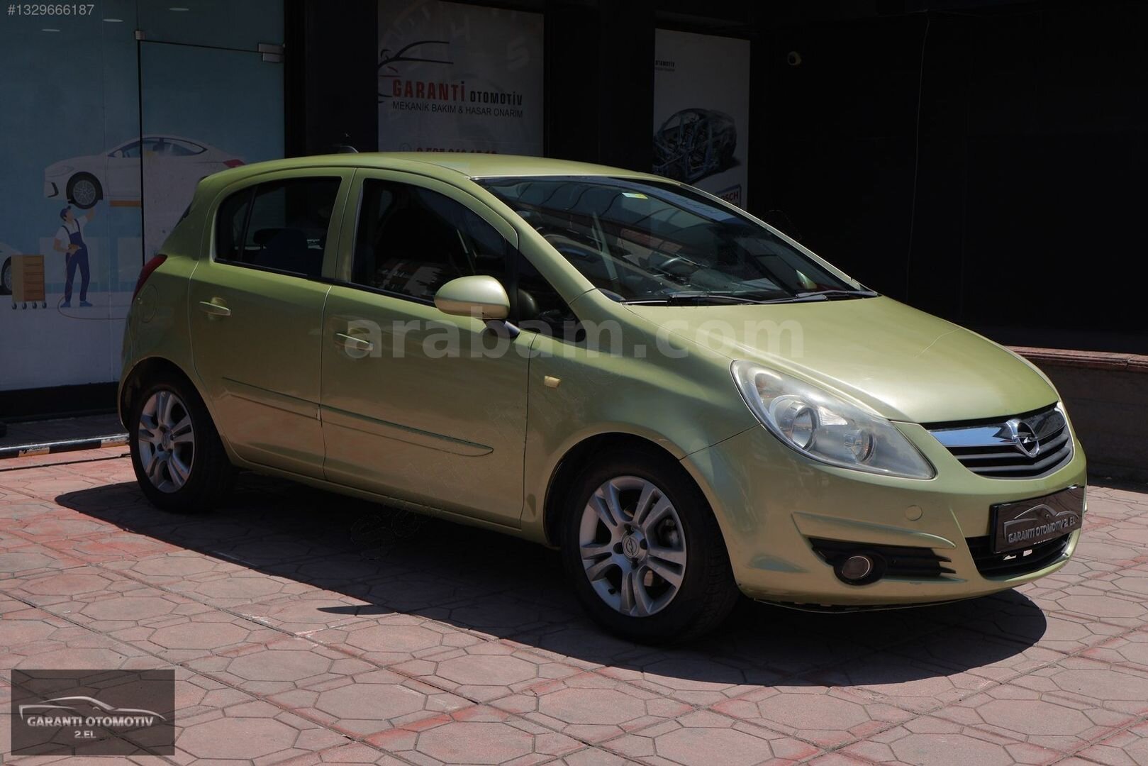Galeriden Opel Corsa 1.4 Twinport Enjoy 2007 Model İstanbul 323.000 km Yeşil 3