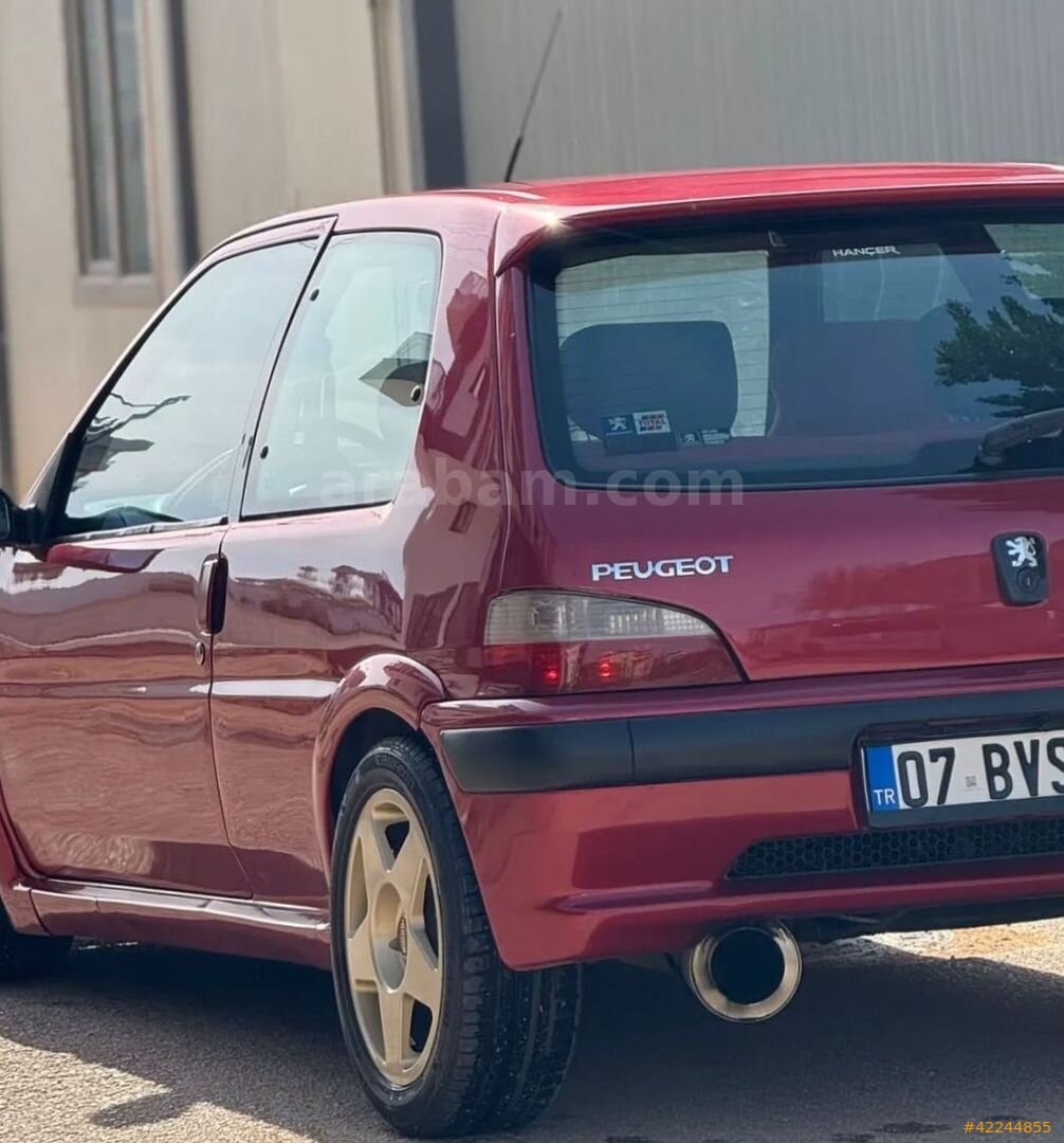 Galeriden Peugeot 106 GTI 1998 Model Antalya 311.000 km Bordo 7