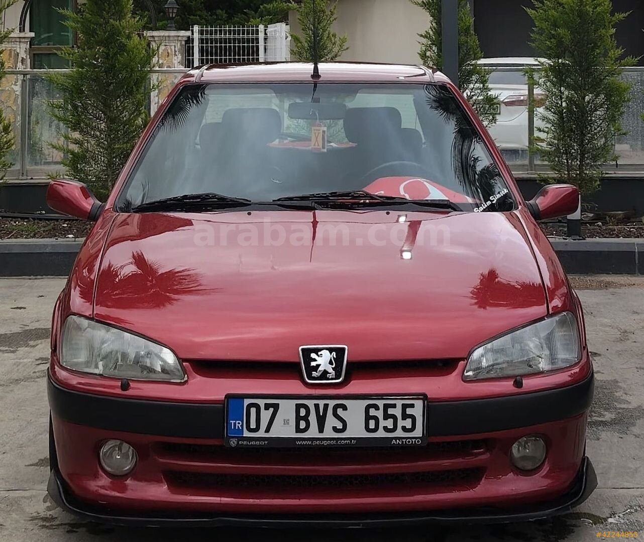 Galeriden Peugeot 106 GTI 1998 Model Antalya 311.000 km Bordo 4