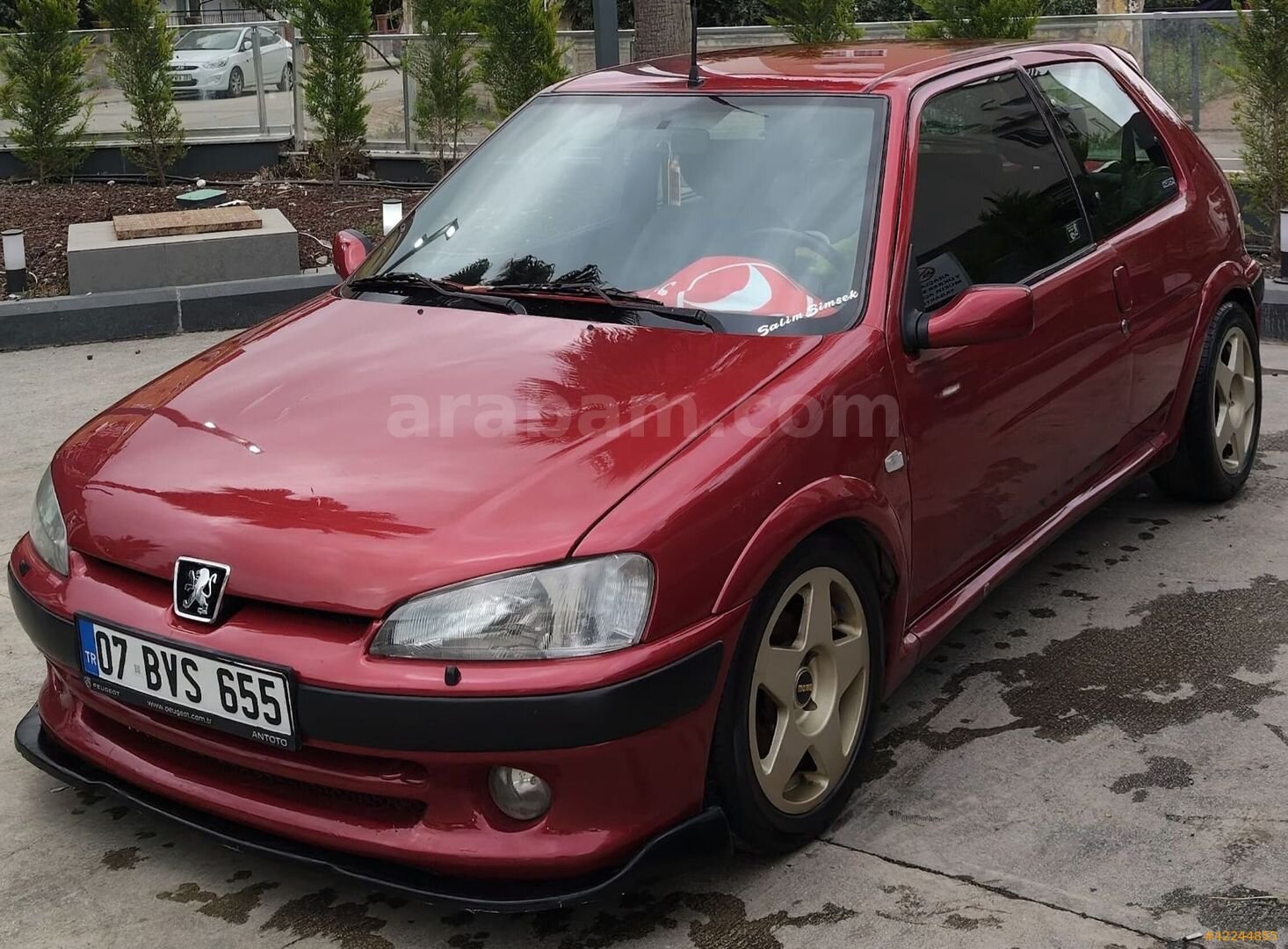 Galeriden Peugeot 106 GTI 1998 Model Antalya 311.000 km Bordo 3