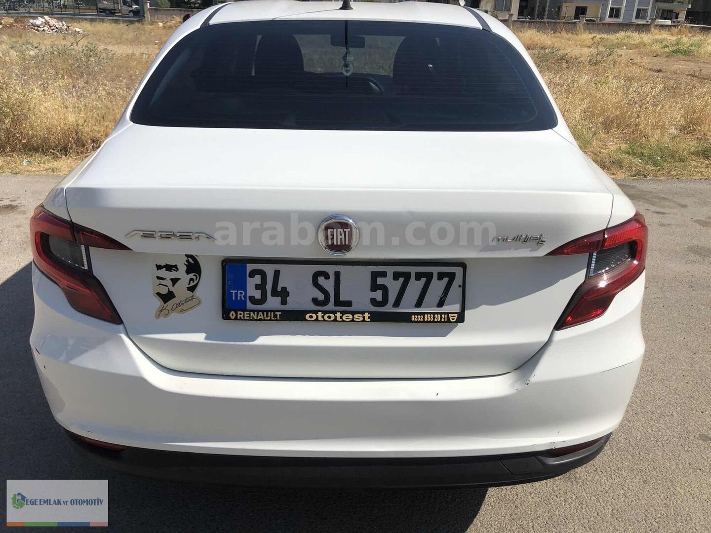 Galeriden Fiat Egea 1.6 Multijet Comfort 2017 Model İzmir 181.378 km Beyaz 4