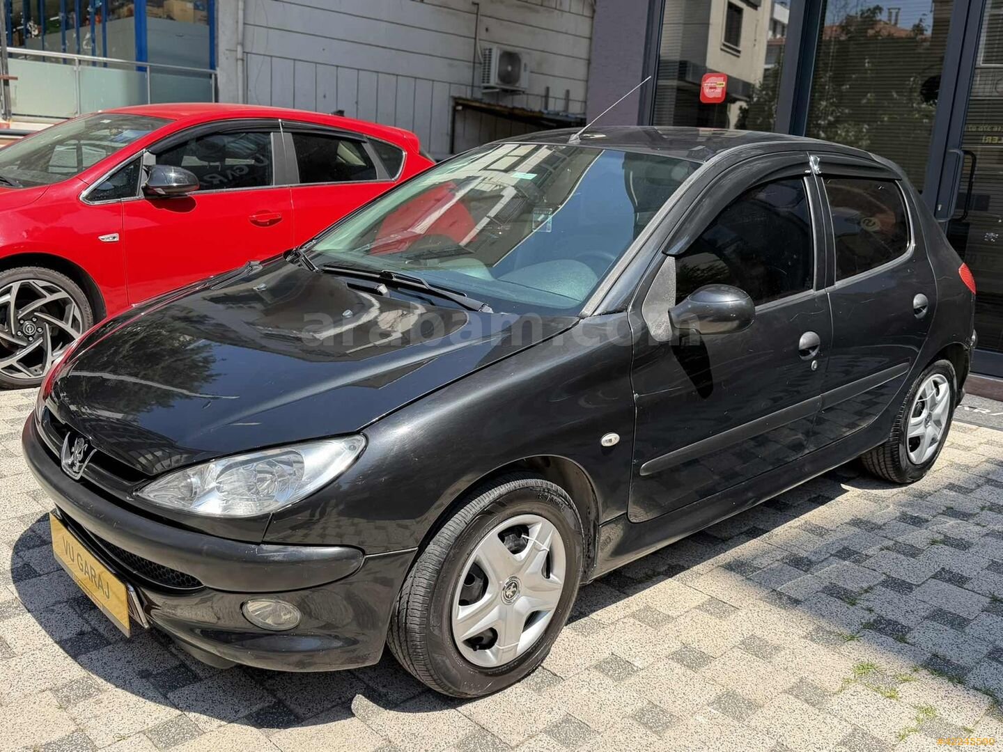 Galeriden Peugeot 206 1.4 HDi Fever 2007 Model İstanbul 215.000 km Siyah 6