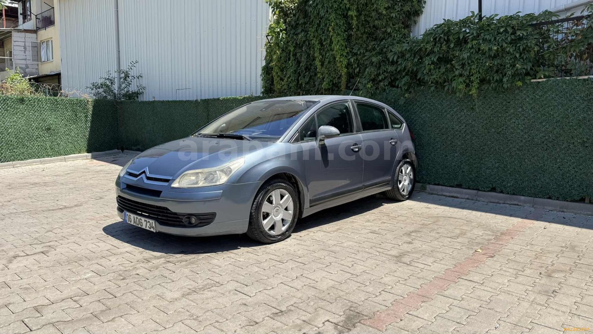 Galeriden Citroen C4 1.6 SX PK 2008 Model Bursa 215.000 km Gri 1