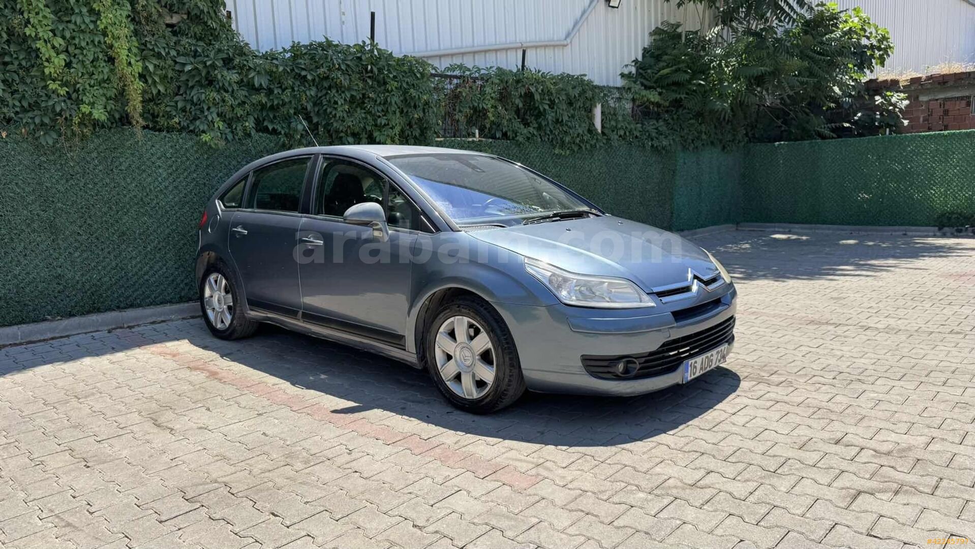 Galeriden Citroen C4 1.6 SX PK 2008 Model Bursa 215.000 km Gri 3
