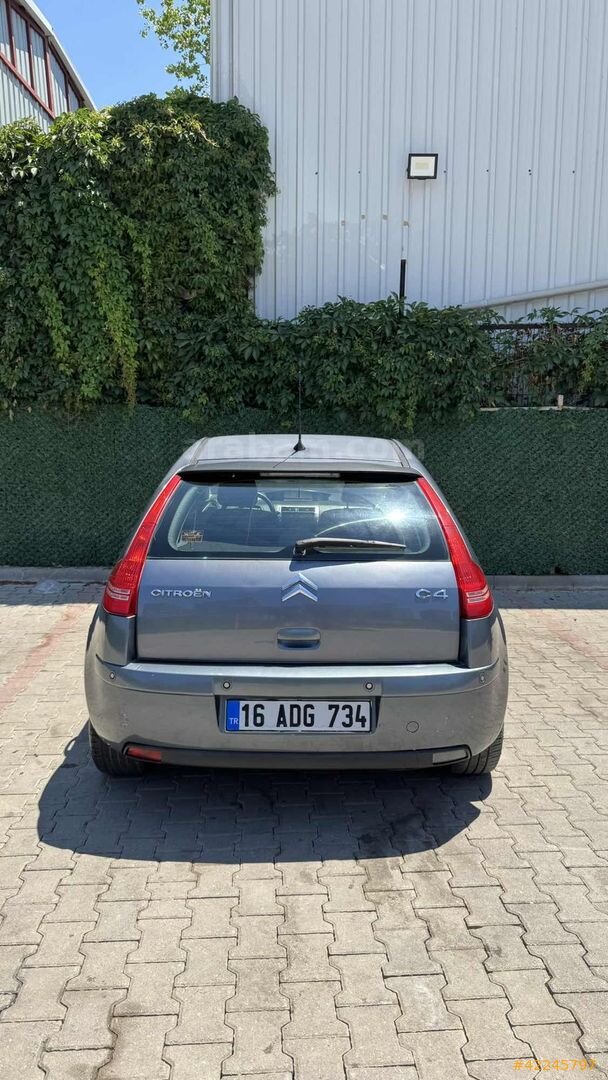Galeriden Citroen C4 1.6 SX PK 2008 Model Bursa 215.000 km Gri 4