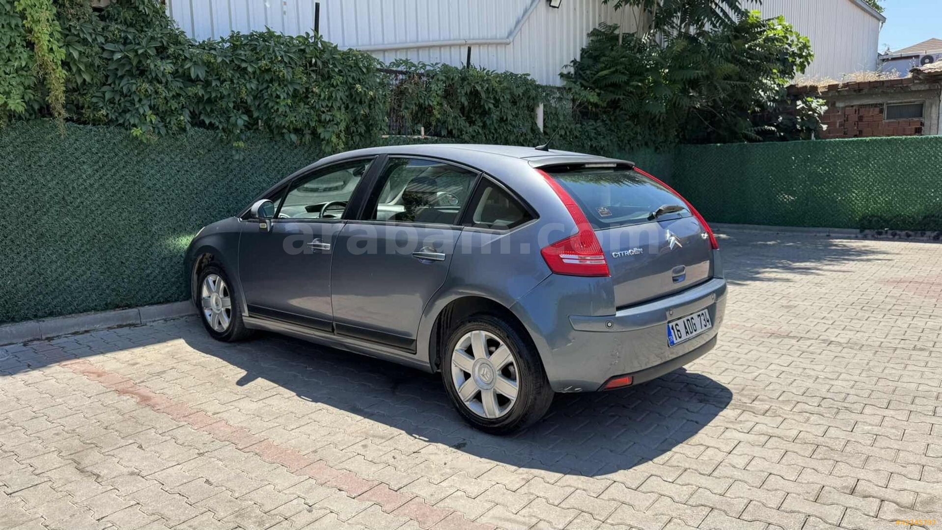 Galeriden Citroen C4 1.6 SX PK 2008 Model Bursa 215.000 km Gri 5