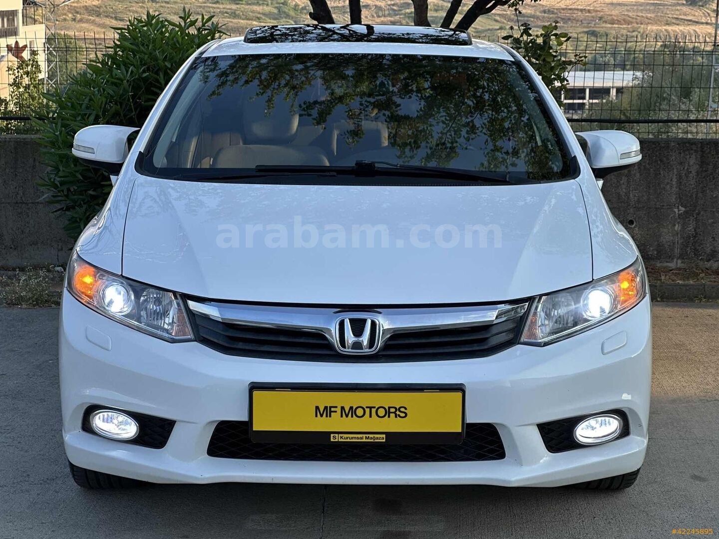 Galeriden Honda Civic 1.6i VTEC Eco Elegance 2013 Model Samsun 118.000 km Beyaz 5