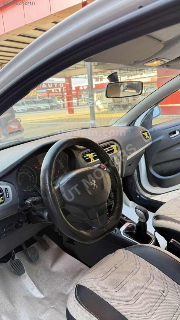 Galeriden Peugeot 301 1.6 HDi Active 2015 Model Adana 378.000 km Beyaz 7