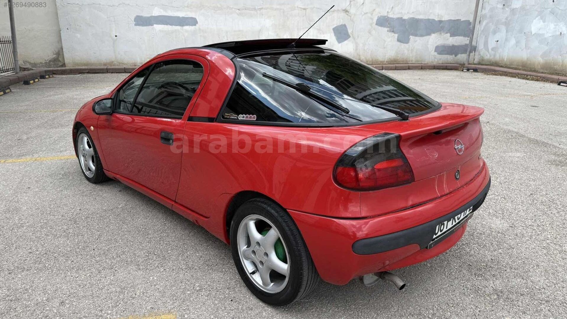 Galeriden Opel Tigra 1.6 1998 Model Ankara 284.000 km Kırmızı 6