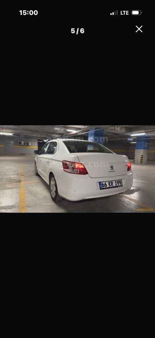 Sahibinden Peugeot 301 1.6 HDi Allure 2015 Model Edirne 125.000 km Beyaz 1