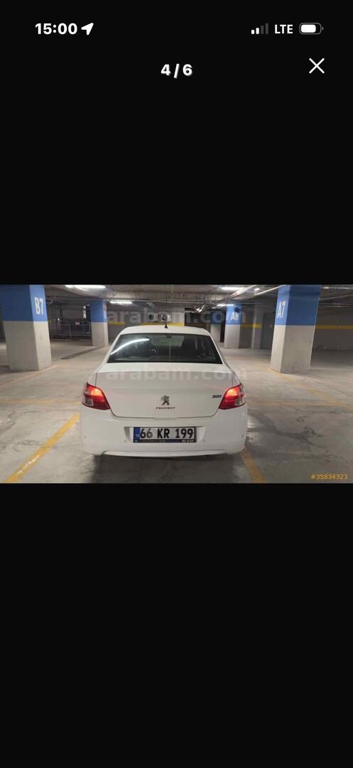 Sahibinden Peugeot 301 1.6 HDi Allure 2015 Model Edirne 125.000 km Beyaz 2