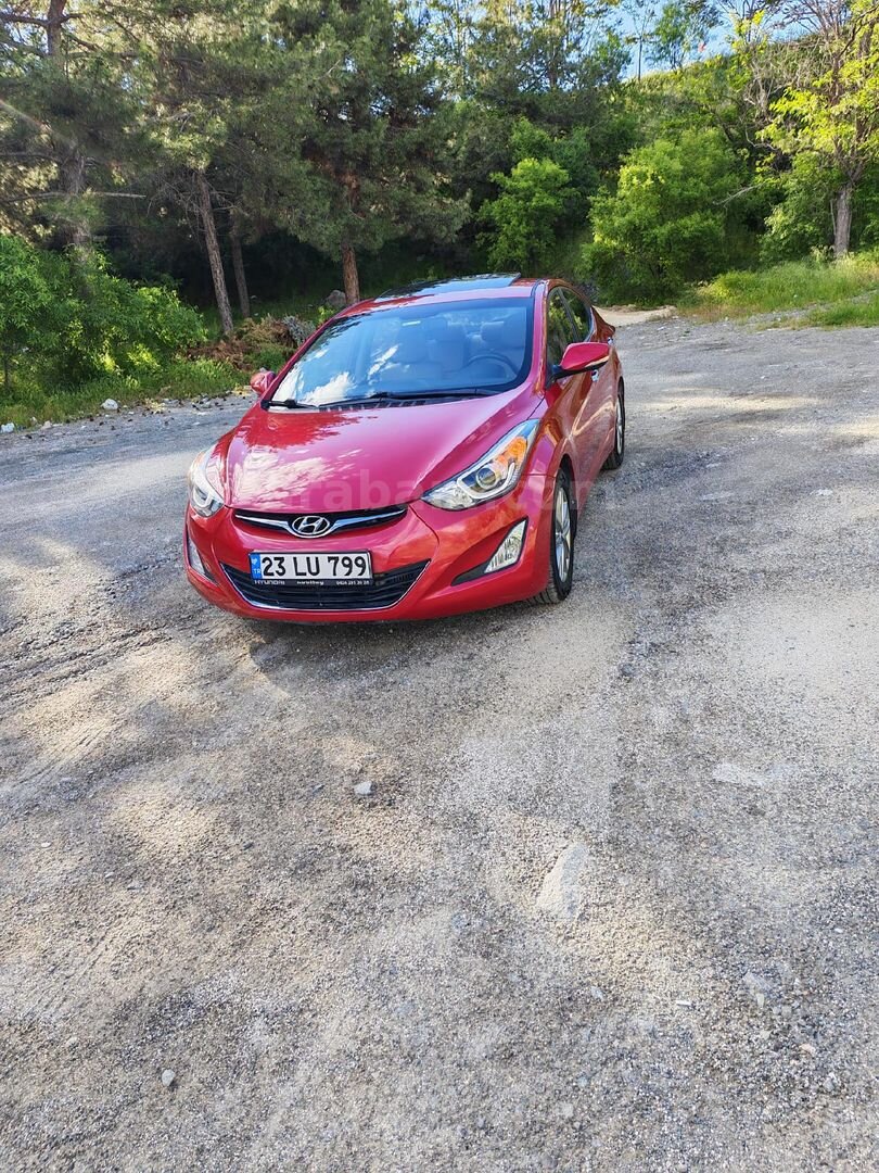 Sahibinden Hyundai Elantra 1.6 CRDi Style 2014 Model Elazığ 108.000 km Bordo 2