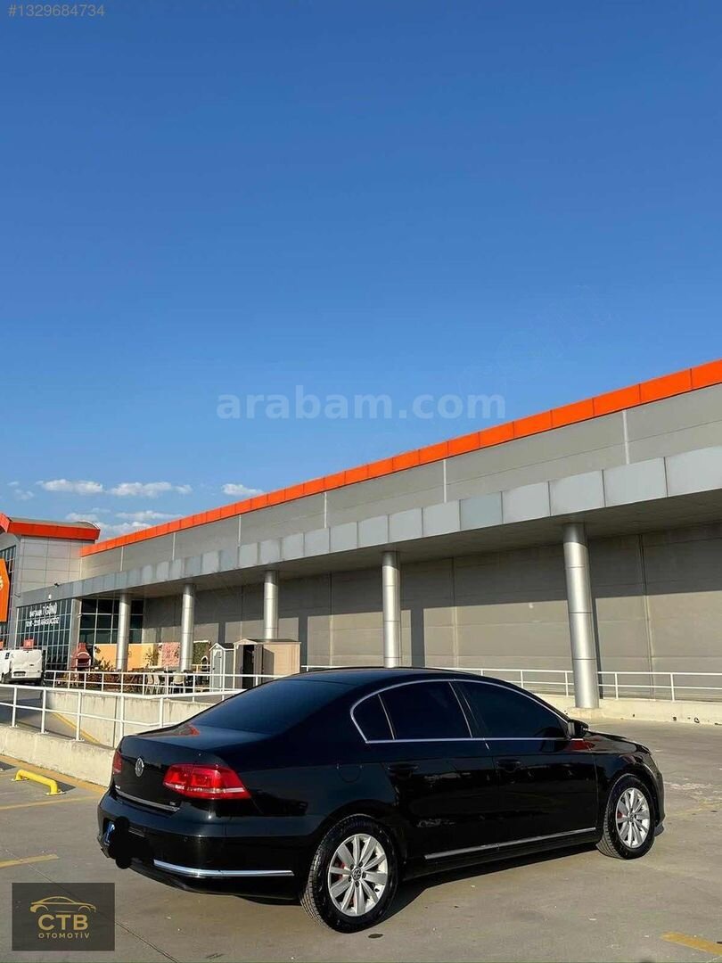 Galeriden Volkswagen Passat 1.6 TDi BlueMotion Comfortline 2012 Model Kırşehir 217.000 km Siyah 7