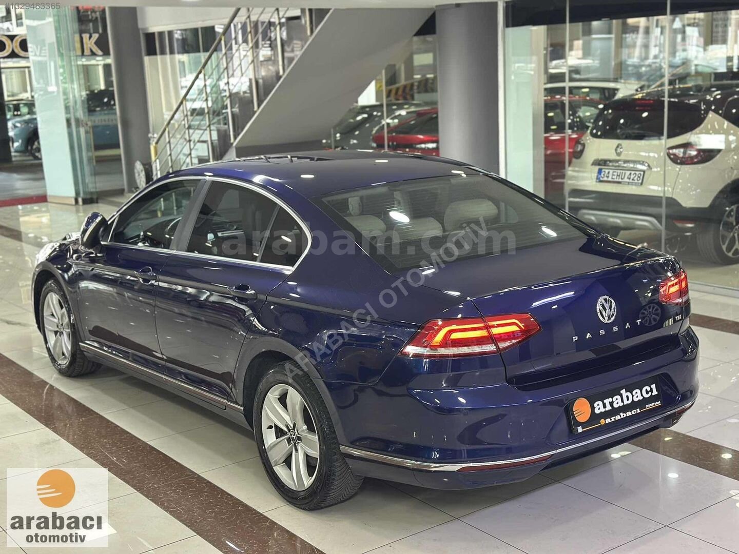 Galeriden Volkswagen Passat 1.6 TDi BlueMotion Comfortline 2017 Model İstanbul 195.000 km Mavi 6