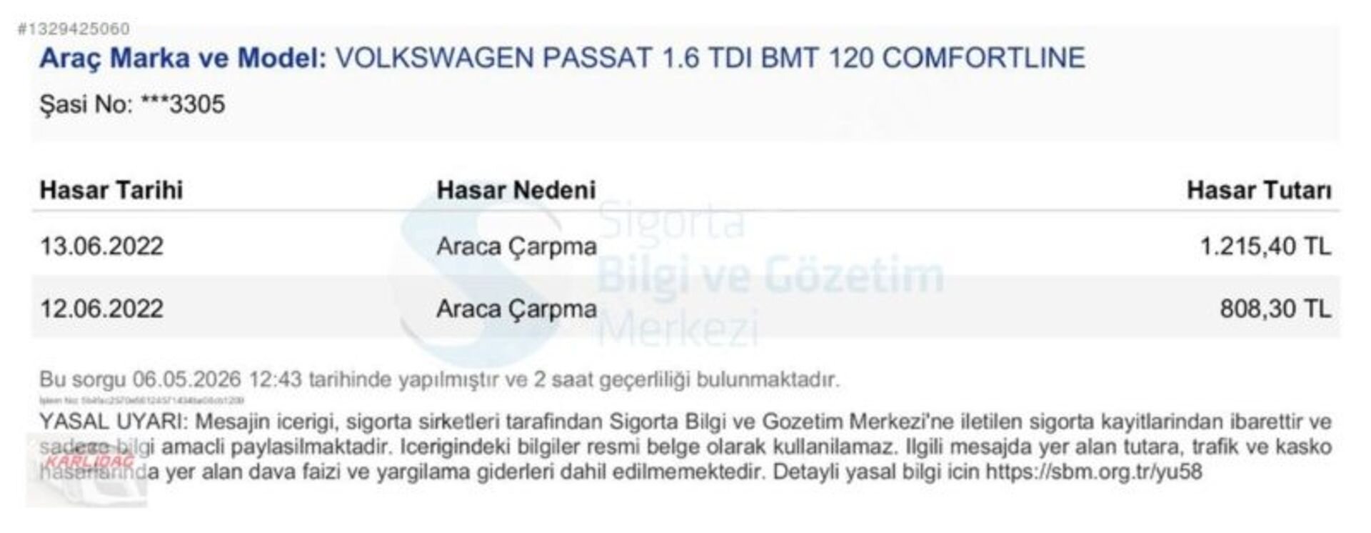 Galeriden Volkswagen Passat 1.6 TDi BlueMotion Comfortline 2018 Model İstanbul 111.000 km Füme 6