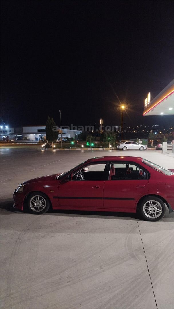 Sahibinden Honda Civic 1.6 i ES 2001 Model Manisa 330.000 km Kırmızı 4
