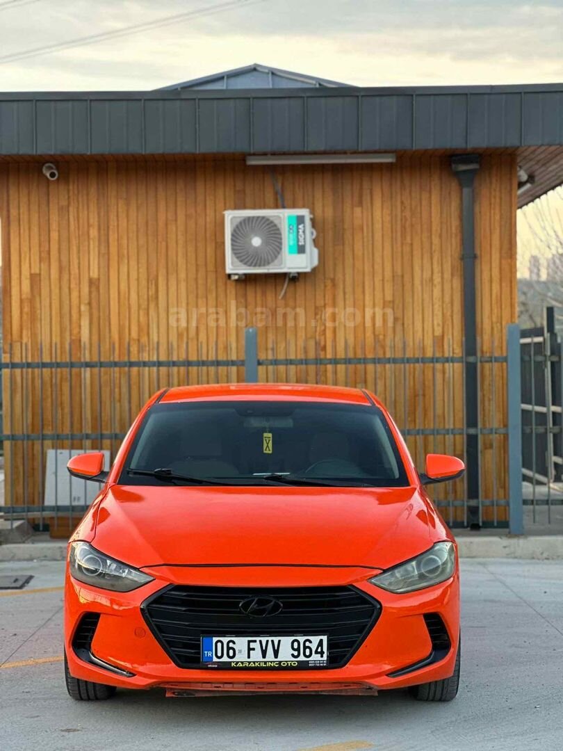 Sahibinden Hyundai Elantra 1.6 D-CVVT Style 2016 Model Ankara 245.000 km Sarı 2