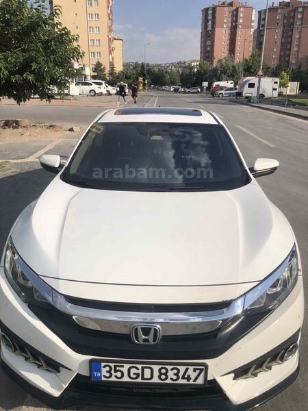 Sahibinden Honda Civic 1.6i VTEC Elegance 2017 Model Kayseri 130.000 km Beyaz